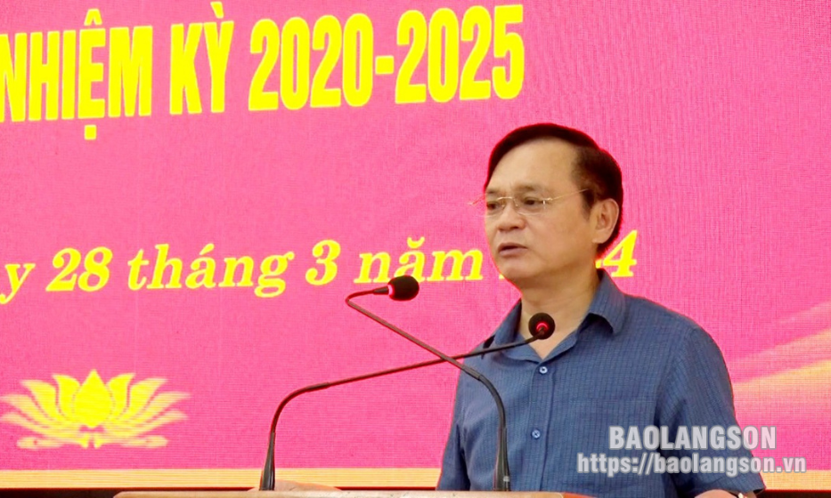 Ban Chấp hành Đảng bộ huyện Hữu Lũng triển khai nhiệm vụ quý II/2024