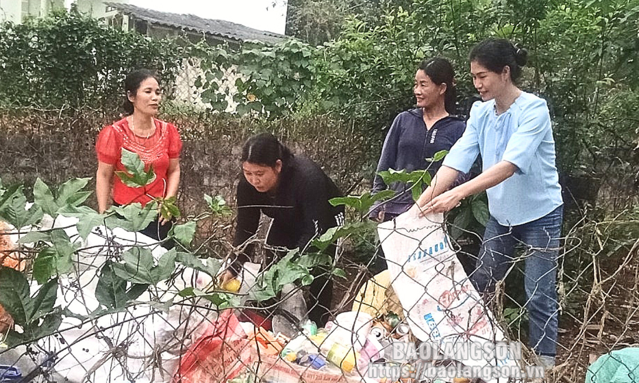 Phụ nữ Lạng Sơn: Lan tỏa nhiều mô hình hay bảo vệ môi trường