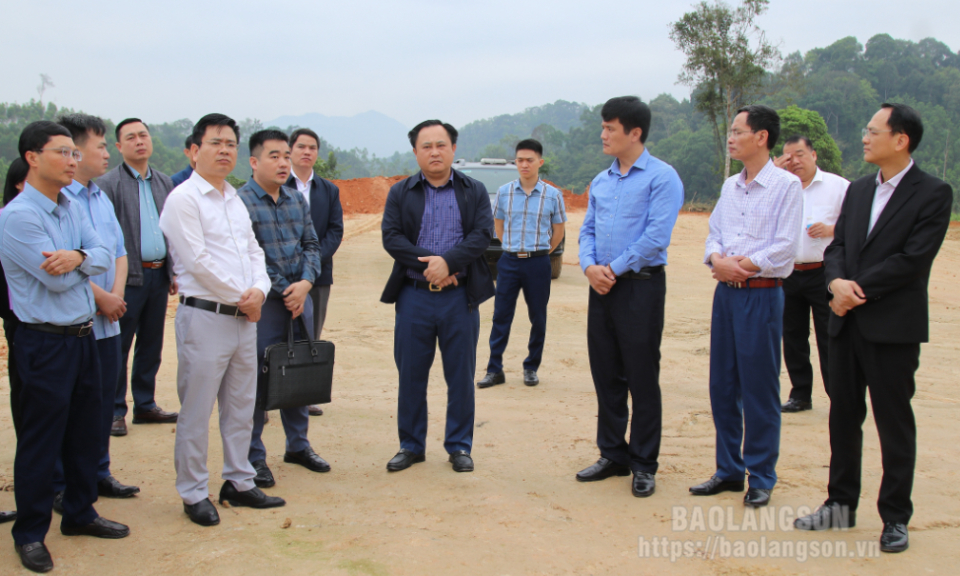 Lãnh đạo UBND tỉnh kiểm tra tình hình triển khai kế hoạch phát triển kinh tế - xã hội tại huyện Tràng Định