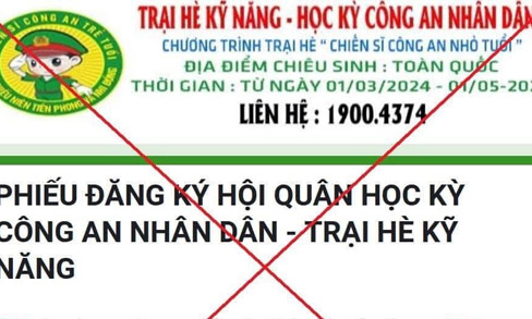 Cảnh giác thủ đoạn mạo danh trại hè công an để lừa đảo