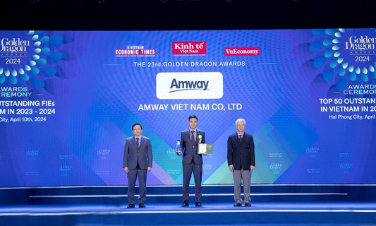 Amway Việt Nam đạt danh hiệu doanh nghiệp FDI phát triển nền kinh tế xanh bền vững