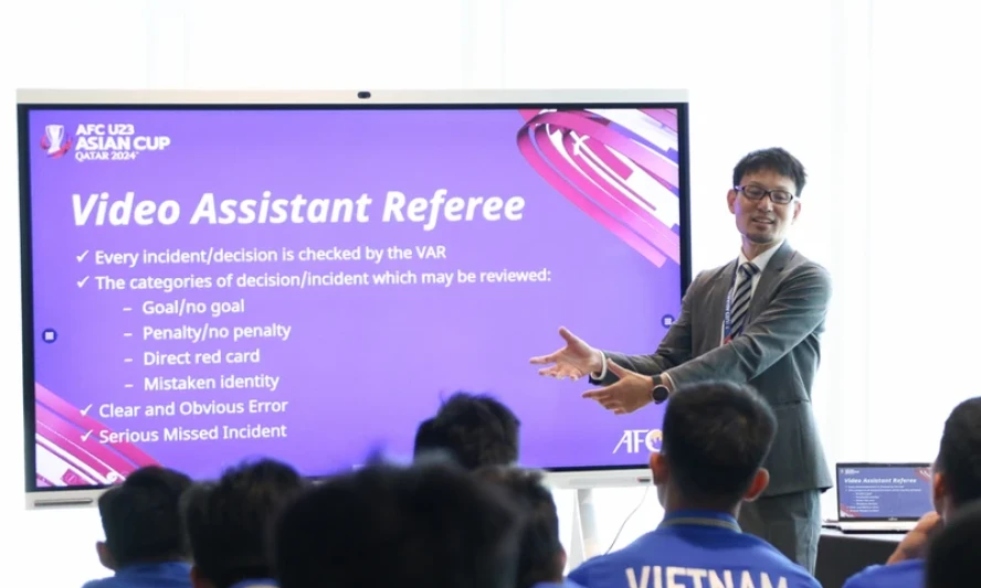 VAR được áp dụng tại Vòng chung kết U23 châu Á 2024