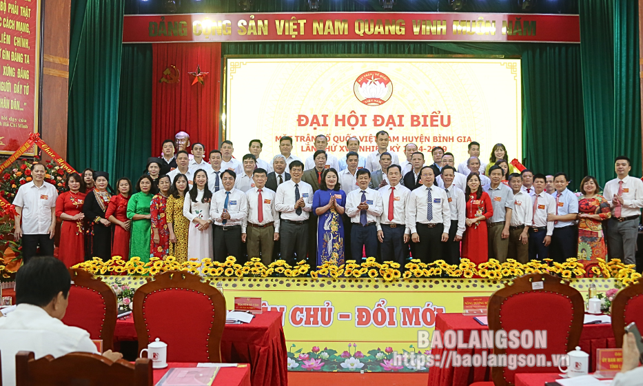 Đại hội đại biểu Mặt trận Tổ quốc huyện Bình Gia lần thứ XVI, nhiệm kỳ 2024 – 2029