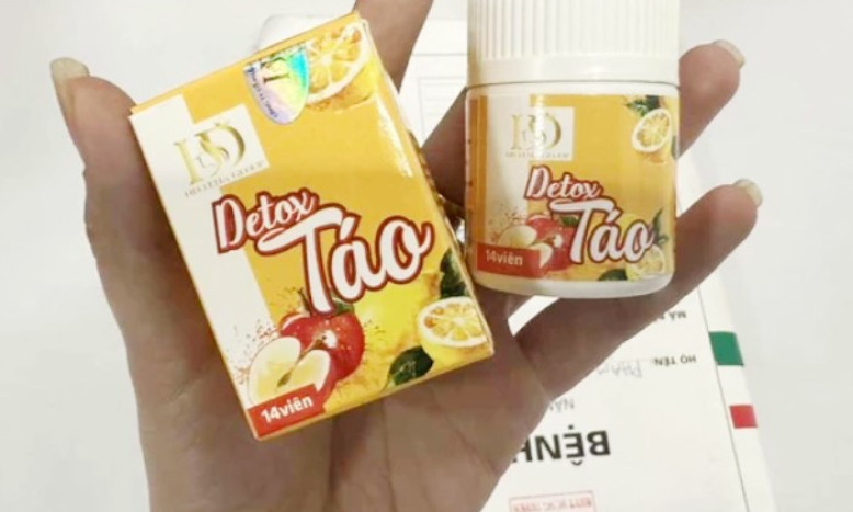 Bộ Y tế cảnh báo không sử dụng sản phẩm Detox Táo để giảm cân