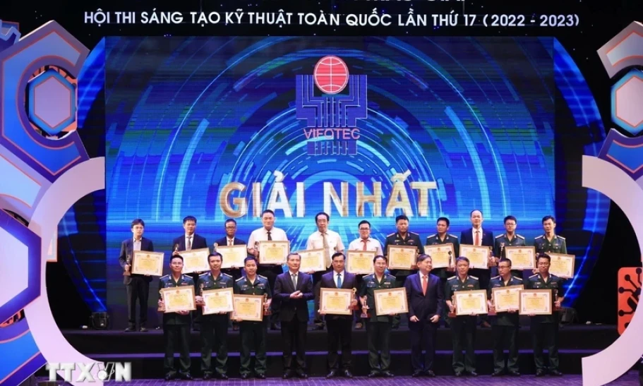 84 công trình xuất sắc nhận Giải thưởng Sáng tạo Kỹ thuật toàn quốc lần thứ 17