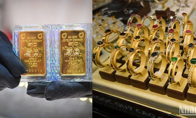 Giá vàng ngày 2/5: Vàng miếng, vàng nhẫn SJC đồng loạt giảm sau kỳ nghỉ lễ