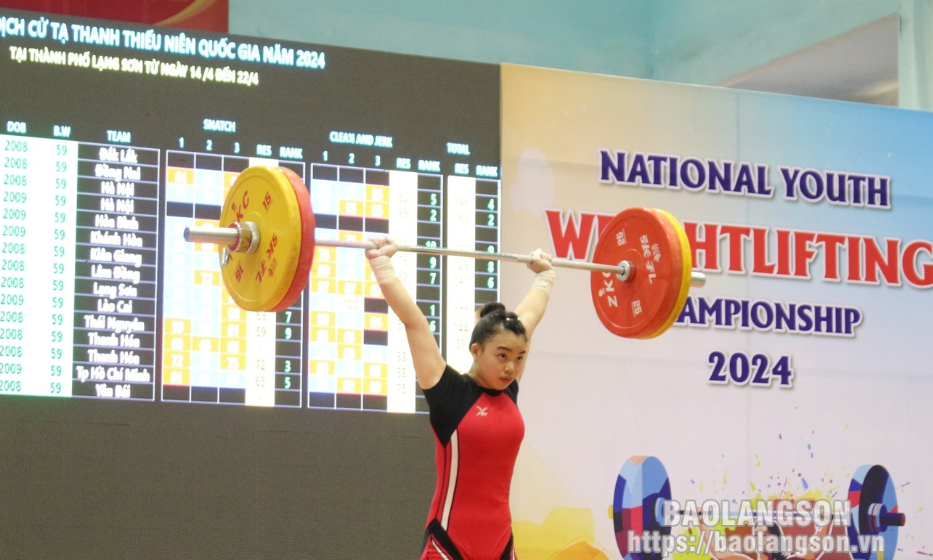 The imprint of the 2024 National Youth Weightlifting Championship