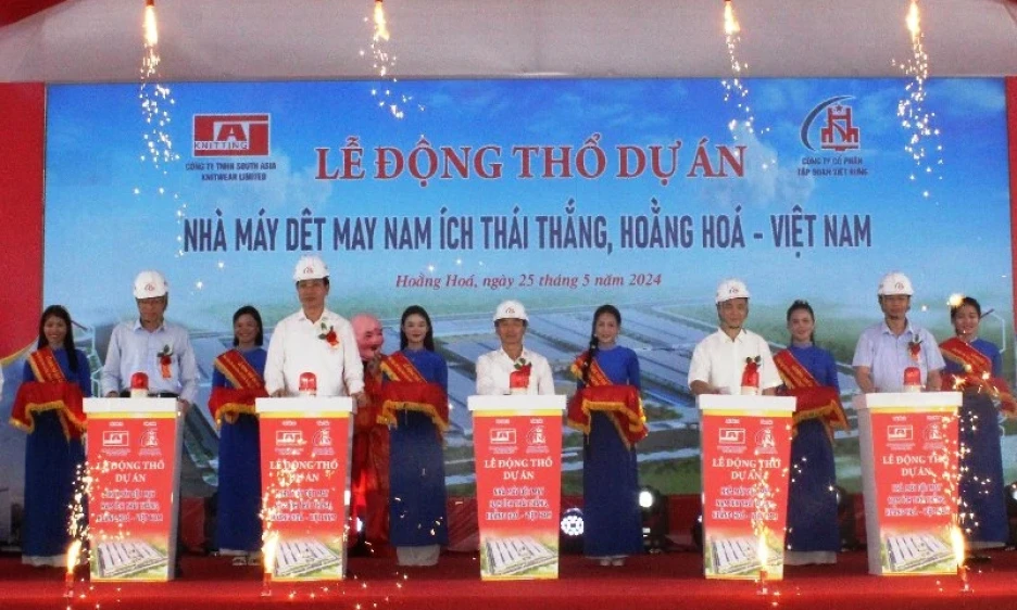 Hơn 1.000 tỷ đồng xây dựng nhà máy dệt may ở Thanh Hóa