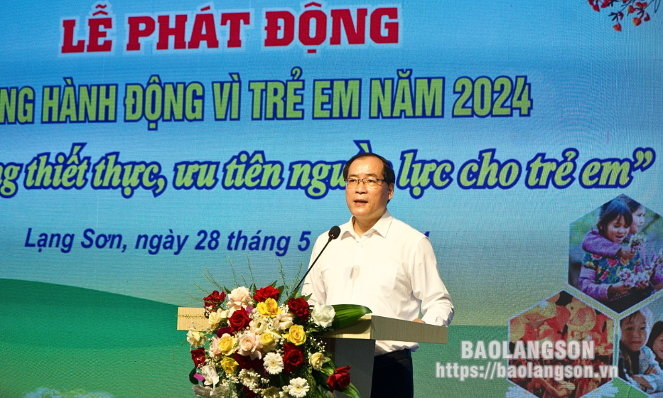 Phát động Tháng hành động Vì trẻ em năm 2024