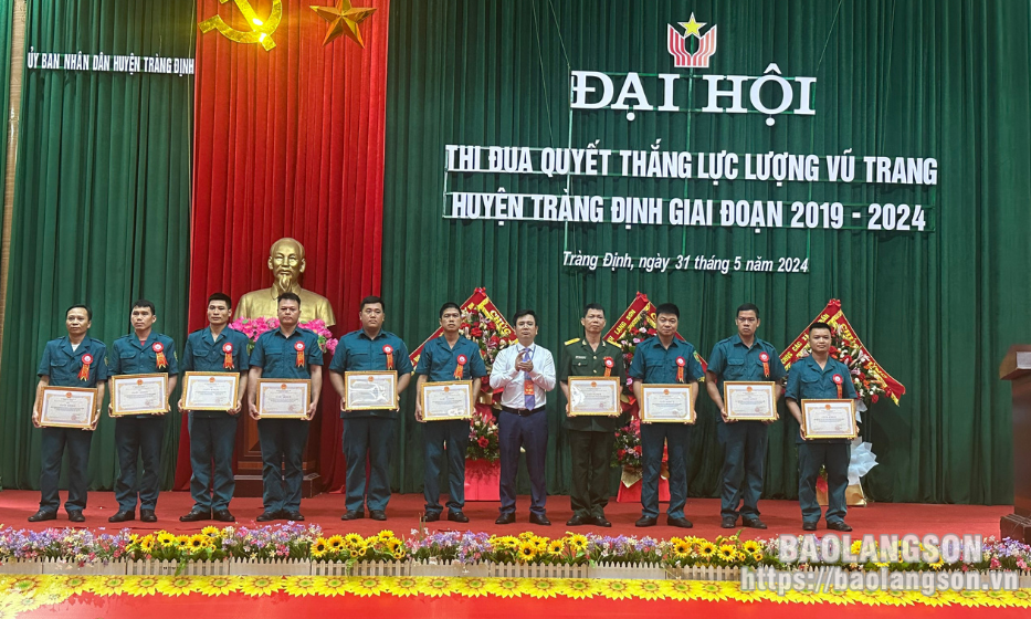 Đại hội thi đua quyết thắng lực lượng vũ trang huyện Tràng Định giai đoạn 2019 - 2024