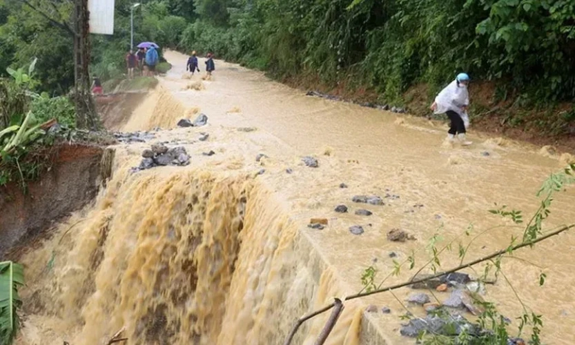 Bắc Bộ và Thanh Hóa đề phòng mưa lớn gây lũ quét, sạt lở, ngập úng