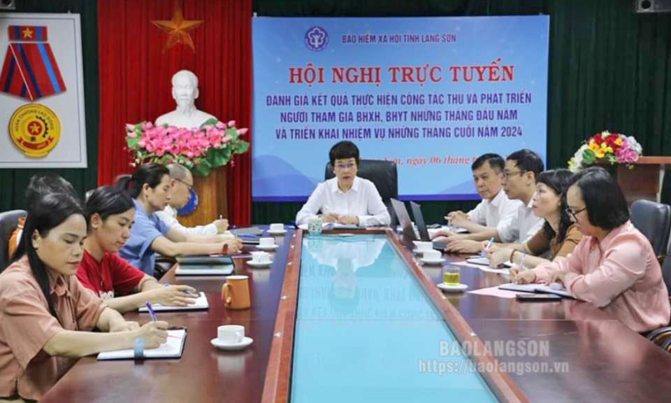 BHXH Việt Nam tổ chức hội nghị trực tuyến 3 cấp đánh giá công tác 5 tháng đầu năm 2024