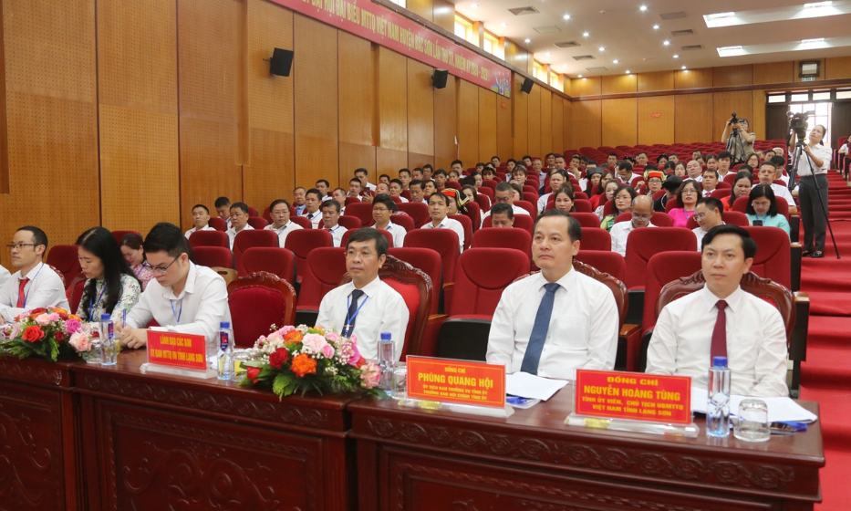 Đại hội đại biểu MTTQ huyện Bắc Sơn nhiệm kỳ 2024 – 2029
