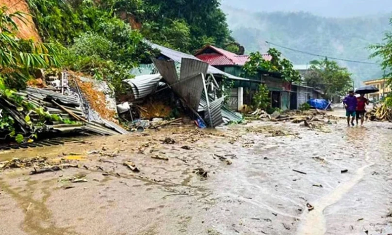 Chiều tối và đêm 16/6, vùng núi và trung du Bắc Bộ đề phòng mưa lớn gây lũ quét, sạt lở