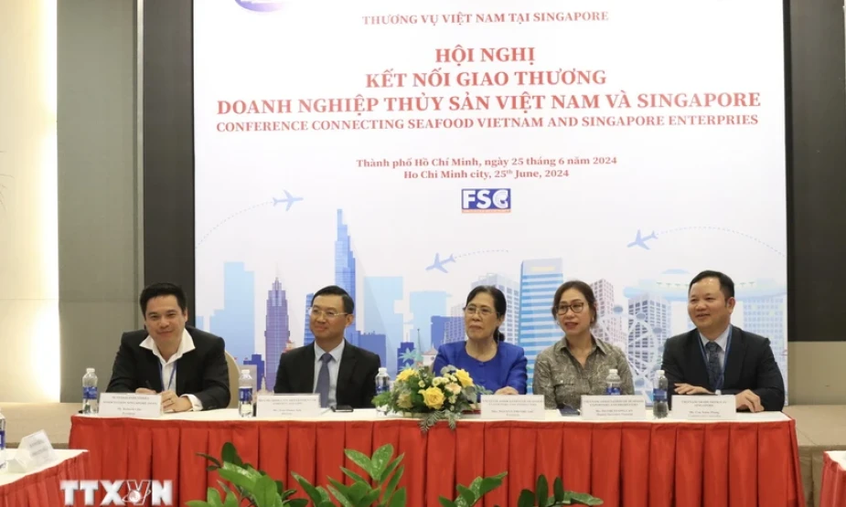 Kết nối giao thương doanh nghiệp thủy sản Việt Nam và Singapore