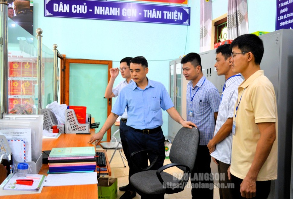 Đoàn kiểm tra thực tế tại Bộ phận 