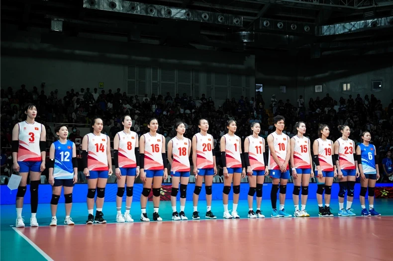 Đội tuyển Bóng chuyền nữ Việt Nam ra quân thuận lợi tại FIVB Challenger Cup 2024. (Ảnh: FIVB)