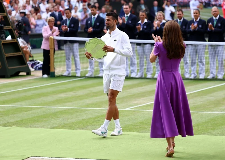 Djokovic lần thứ 2 liên tiếp để thua Alcaraz ở chung kết Wimbledon. (Nguồn: Reuters)