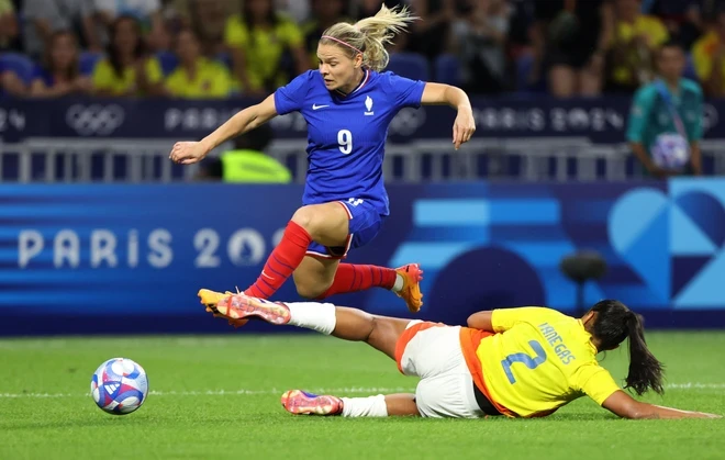 Pháp giành chiến thắng kịch tính 3-2 trước Colombia. (Nguồn: Getty Images)