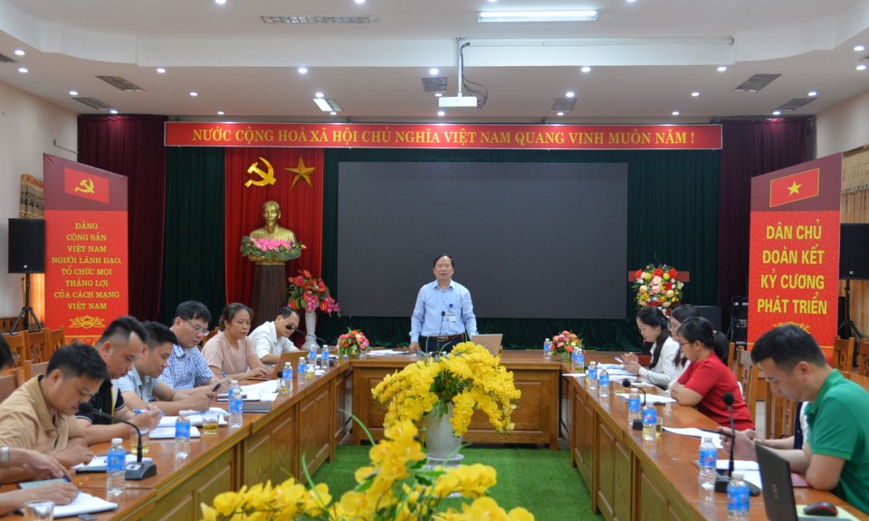 Họp Đoàn công tác đón Đoàn chuyên gia UNESCO