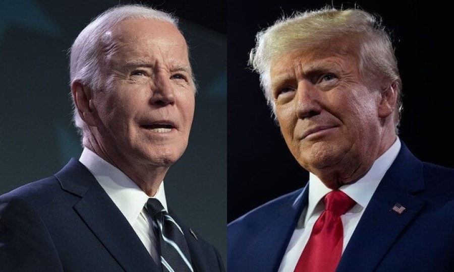 Ông Trump dẫn trước ông Biden trong khảo sát mới