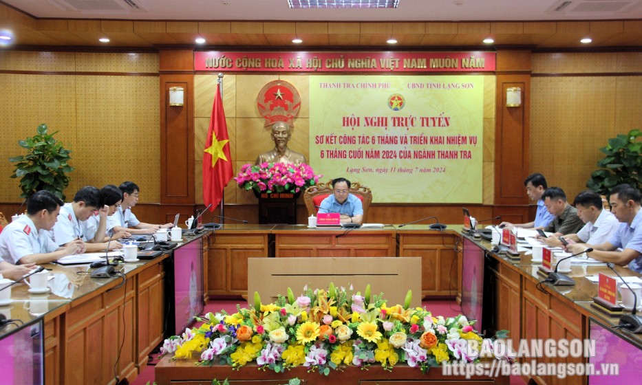 Thanh tra Chính phủ sơ kết công tác 6 tháng đầu năm 2024