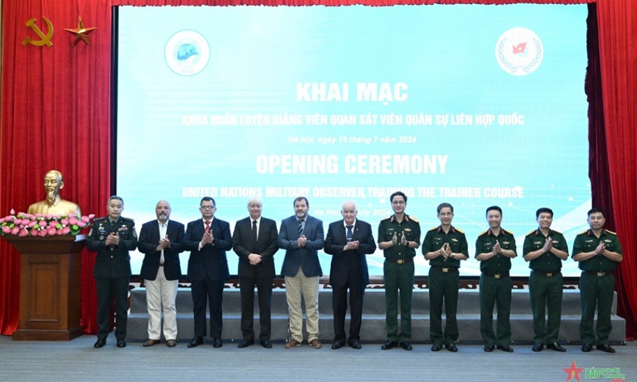 Khai mạc Khóa huấn luyện giảng viên Quan sát viên quân sự Liên hợp quốc năm 2024