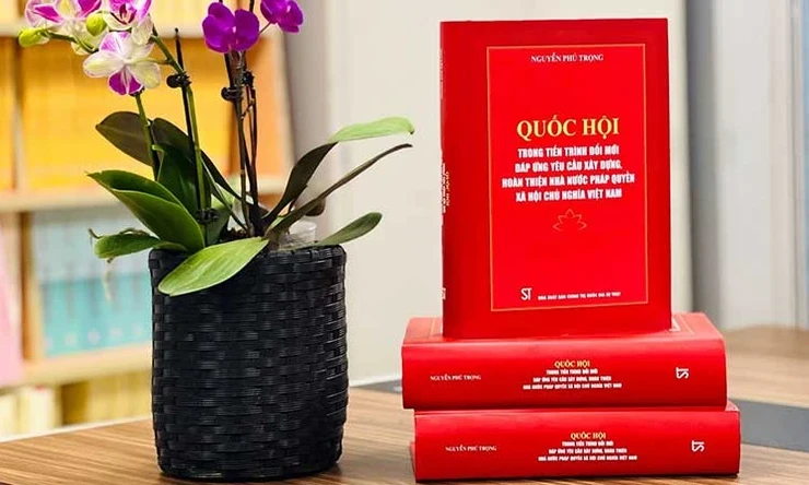 Cuốn sách "Quốc hội trong tiến trình đổi mới đáp ứng yêu cầu xây dựng, hoàn thiện Nhà nước pháp quyền