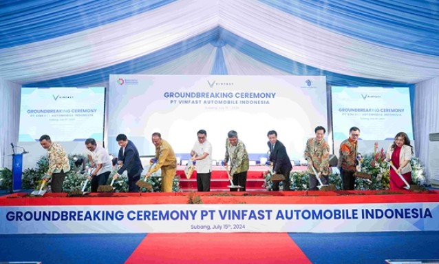 VinFast chính thức động thổ nhà máy lắp ráp xe điện tại Indonesia