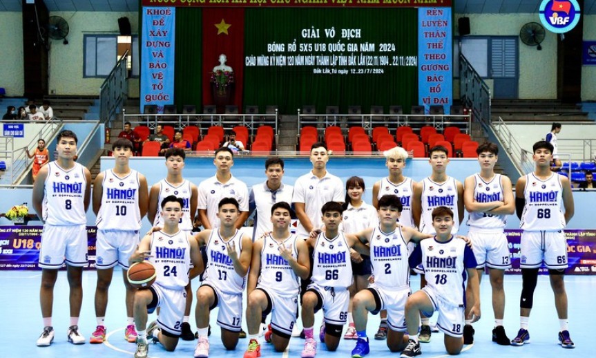 Khai mạc Giải Bóng rổ 5x5 U18 quốc gia 2024: Quy tụ 12 đội bóng lớn với lực lượng mạnh nhất