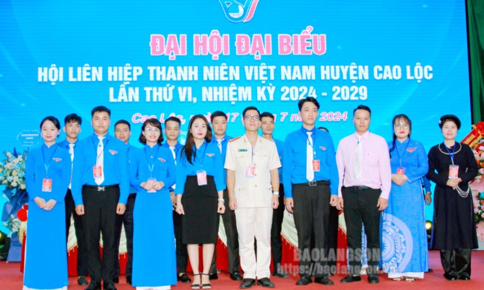 Đại hội Đại biểu Hội LHTN Việt Nam huyện Cao Lộc lần thứ VI, nhiệm kỳ 2024 – 2029