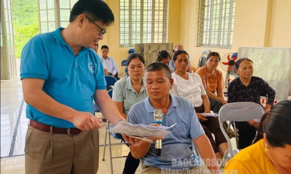 Bảo hiểm xã hội Tràng Định: Chú trọng truyền thông, phát triển đối tượng tham gia các loại hình bảo hiểm