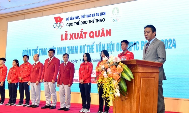 Đoàn Thể thao Việt Nam xuất quân dự Olympic Paris 2024