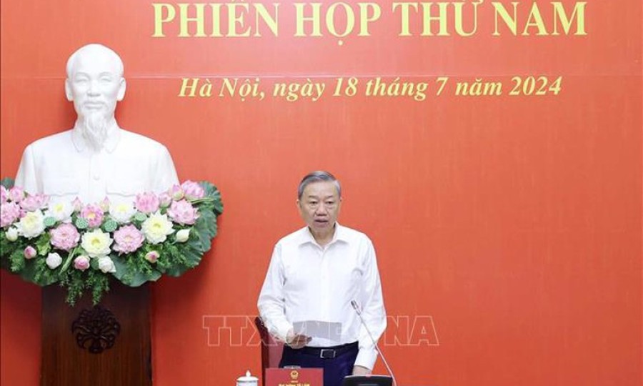 Chủ tịch nước Tô Lâm chủ trì phiên họp thứ 5 Hội đồng Quốc phòng và An ninh