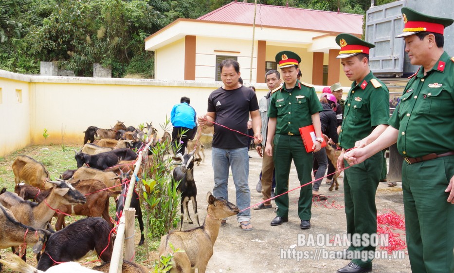 Đoàn Kinh tế - Quốc phòng 338: Chung tay hỗ trợ người dân khu vực biên giới