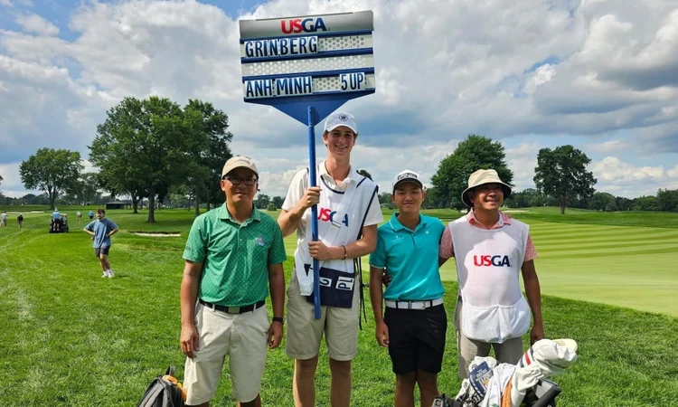 Golfer Nguyễn Anh Minh vào Tứ kết US Junior Amateur 2024