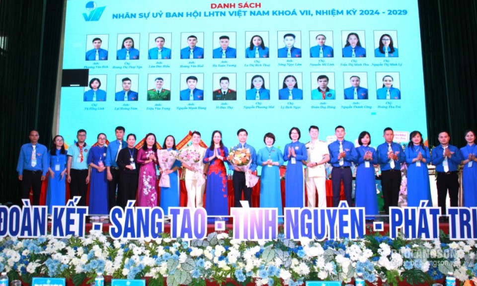 Đại hội Đại biểu Hội LHTN Việt Nam thành phố Lạng Sơn lần thứ VII, nhiệm kỳ 2024 – 2029