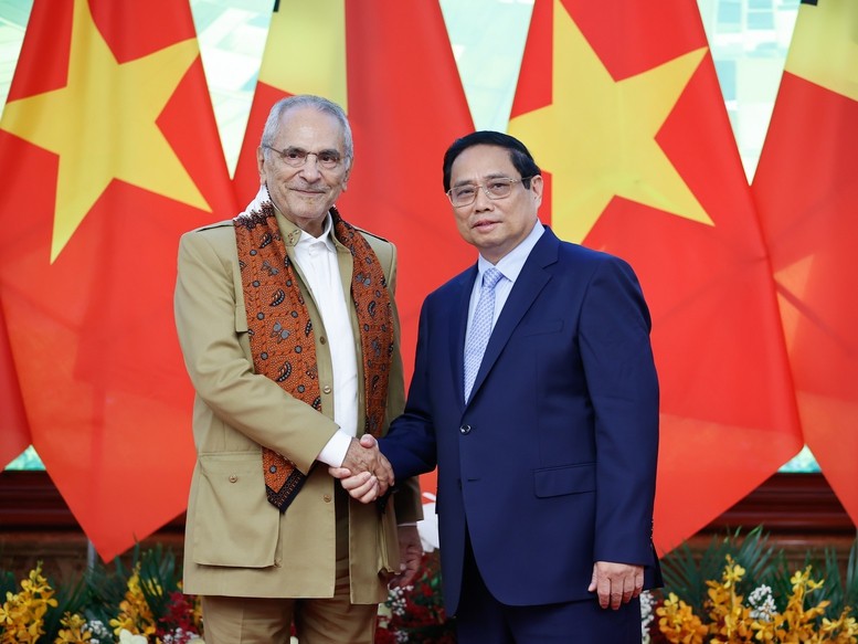 Thủ tướng Phạm Minh Chính và Tổng thống Timor-Leste Jose Ramos-Horta - Ảnh: VGP/Nhật Bắc