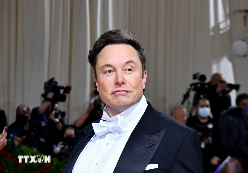 Tỷ phú Elon Musk tại một sự kiện ở New York, Mỹ. (Ảnh: AFP/TTXVN)