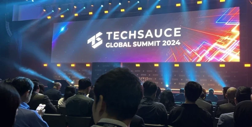 Quang cảnh lễ khai mạc hội nghị công nghệ Techsauce Global Summit 2024 tại Thái Lan. (Ảnh: TTXVN phát)