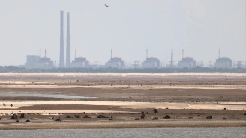 Nhà máy điện hạt nhân Zaporozhye trong một bức ảnh chụp hồi tháng Bảy năm ngoái. (Nguồn: AFP/France 24)