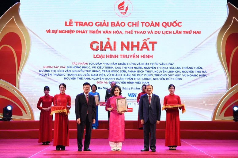 Trao Giải Báo chí toàn quốc 'Vì sự nghiệp phát triển văn hóa, thể thao và du lịch' lần thứ hai- Ảnh 3.