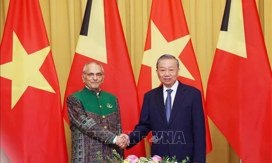 Chủ tịch nước Tô Lâm hội đàm với Tổng thống Timor-Leste Jose Ramos-Horta