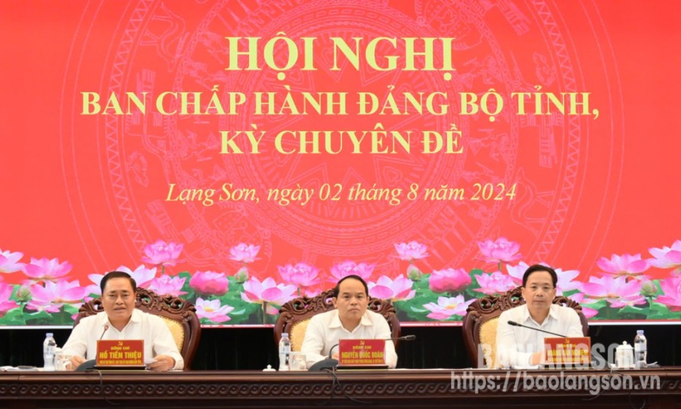 Hội nghị Ban Chấp hành Đảng bộ tỉnh kỳ chuyên đề