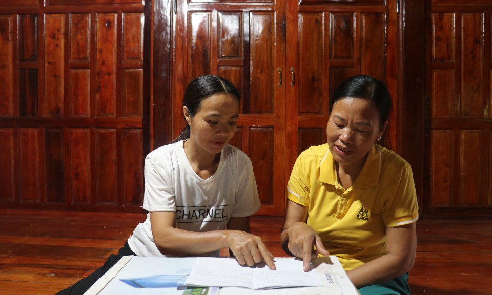 Tổ tiết kiệm và vay vốn thôn Bản Thí: Cầu nối đưa tín dụng chính sách đến với người dân