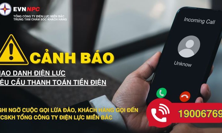 EVNNPC cảnh báo người dân không thanh toán tiền điện vào tài khoản cá nhân