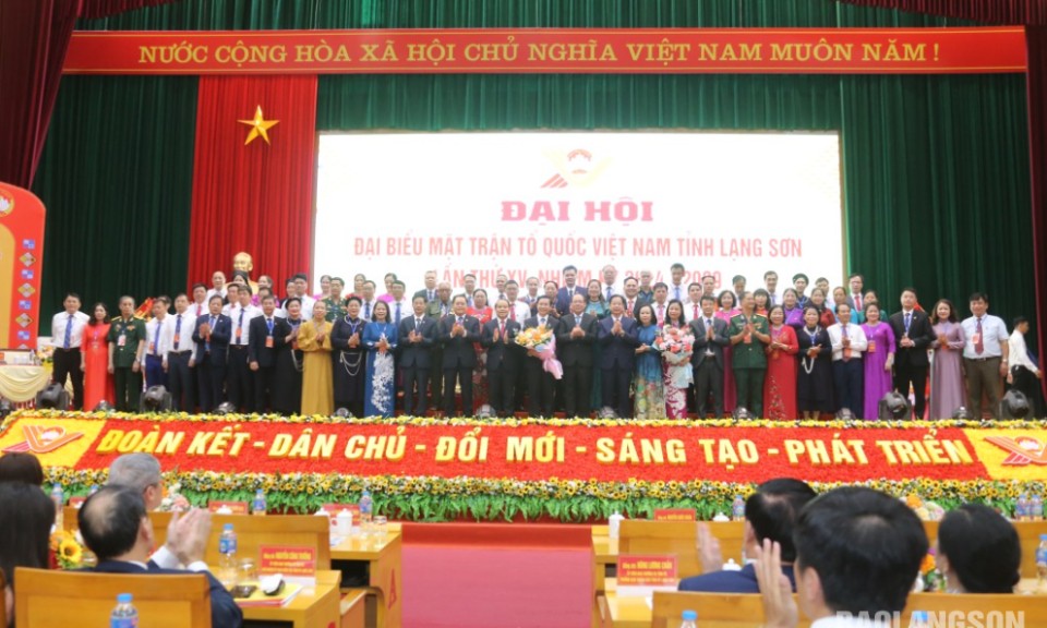 Đại hội đại biểu MTTQ Việt Nam tỉnh Lạng Sơn lần thứ XV thành công tốt đẹp