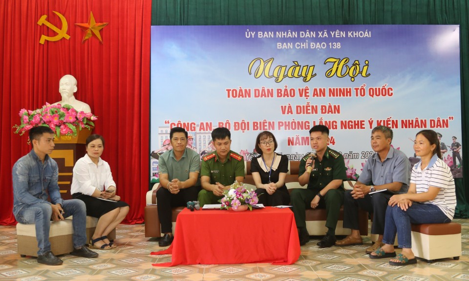 Nhiều hoạt động ý nghĩa trong ngày hội toàn dân bảo vệ an ninh Tổ quốc xã Yên Khoái, huyện Lộc Bình