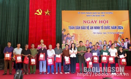 Xã Yên Vượng, huyện Hũu Lũng tổ chức ngày hội toàn dân bảo vệ an ninh Tổ quốc