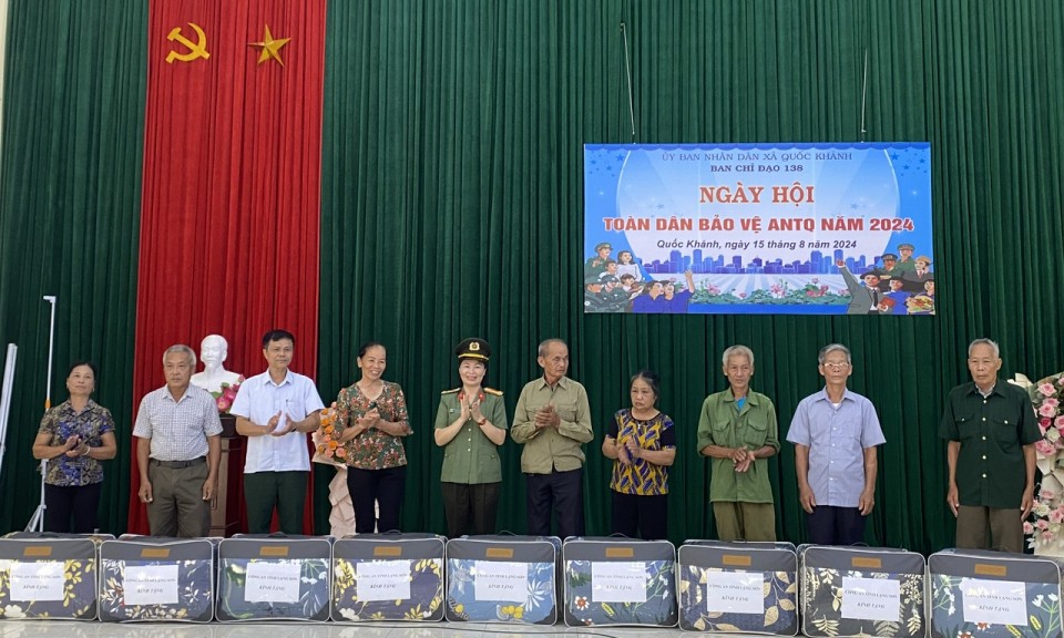 Xã Quốc Khánh, huyện Tràng Định tổ chức ngày hội toàn dân bảo vệ an ninh Tổ quốc
